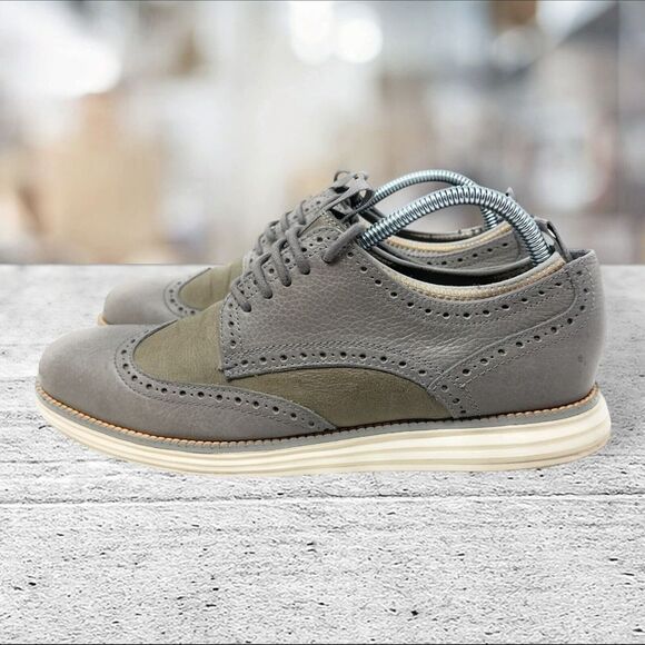 Cole Hann Original Grant Novelty Oxford Shoes Men's Size 8 C22528 Grand Os - Picture 8 of 13